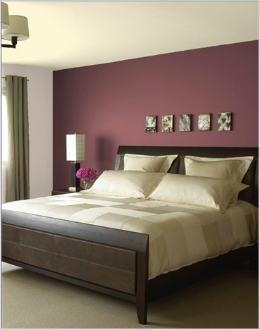 two colour combination for bedroom walls