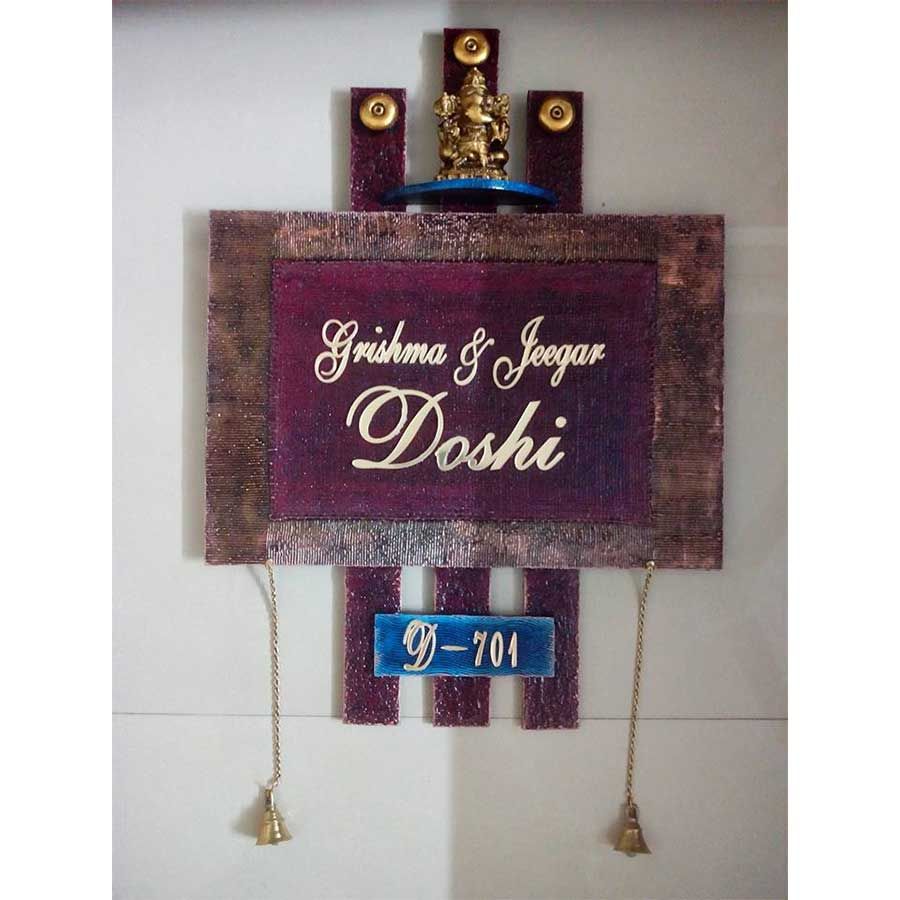 Name plate designs for flats