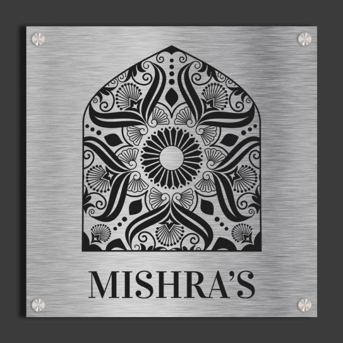 Name plate designs for flats