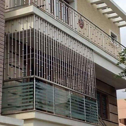 apartment balcony safety grill design