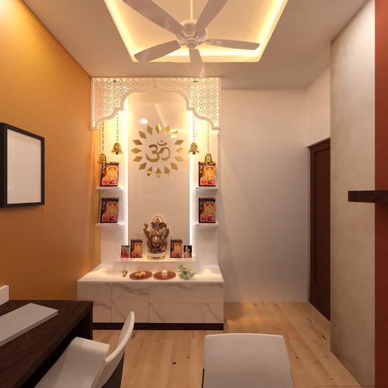 Small pooja room design