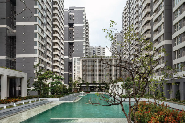 Residential flats in New Town