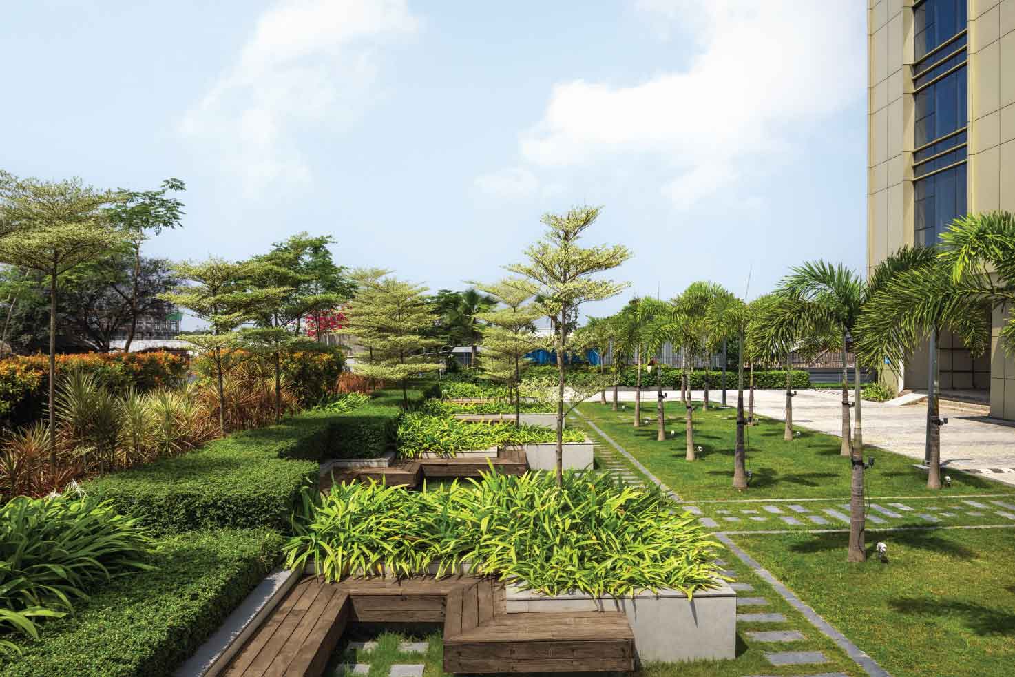 Abacus - Landscape with Sit-out Zone